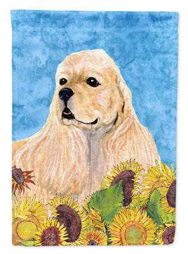 Cocker Spaniel Flag Canvas House Size
