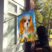 Cavalier Spaniel Flag Canvas House Size