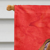 Bulldog English Flag Canvas House Size