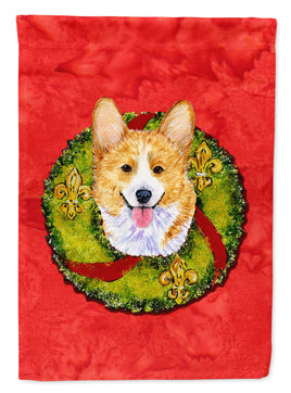 Corgi Flag Garden Size