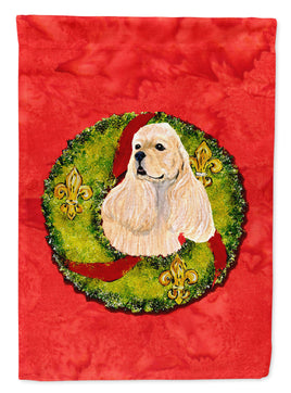 Cocker Spaniel Flag Canvas House Size