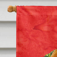 Cavalier Spaniel Flag Canvas House Size
