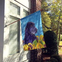 Cocker Spaniel Flag Canvas House Size