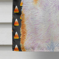 Collie Smooth Candy Corn Halloween Portrait Flag Canvas House Size