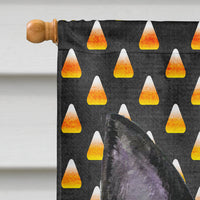 Australian Kelpie Candy Corn Halloween Portrait Flag Canvas House Size