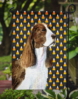 Springer Spaniel Candy Corn Halloween Portrait Flag Garden Size