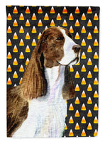 Springer Spaniel Candy Corn Halloween Portrait Flag Garden Size