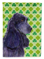 Cocker Spaniel St. Patrick's Day Shamrock Portrait Flag Garden Size