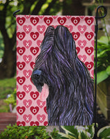 Briard Hearts Love and Valentine's Day Portrait Flag GSS4489GFarden