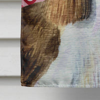 Springer Spaniel Hearts Love and Valentine's Day  Flag Canvas House Size