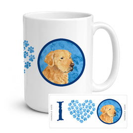 Caroline's Treasures SS4752-BU-CM15 Golden Retriever Coffee Mug 15 ounce SS4752, 15 ounce, multicolor