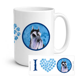 Caroline's Treasures SS4753-BU-CM15 Schnauzer Coffee Mug 15 ounce SS4753, 15 ounce, multicolor