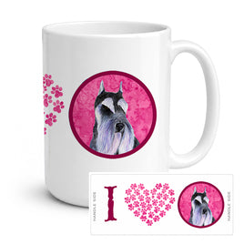 Caroline's Treasures SS4753-PK-CM15 Schnauzer Coffee Mug 15 ounce SS4753, 15 ounce, multicolor