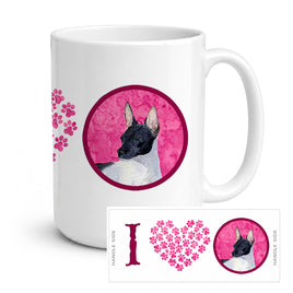 Caroline's Treasures SS4756-PK-CM15 Rat Terrier Coffee Mug 15 ounce SS4756, 15 ounce, multicolor