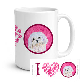 Caroline's Treasures SS4758-PK-CM15 Maltese Coffee Mug 15 ounce SS4758, 15 ounce, multicolor