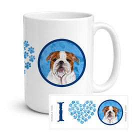 Caroline's Treasures SS4760-BU-CM15 Bulldog English Coffee Mug 15 ounce SS4760, 15 ounce, multicolor