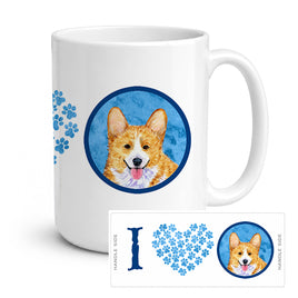 Caroline's Treasures SS4762-BU-CM15 Corgi Coffee Mug 15 ounce SS4762, 15 ounce, multicolor