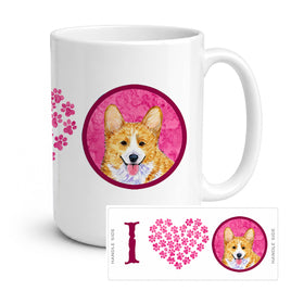 Caroline's Treasures SS4762-PK-CM15 Corgi Coffee Mug 15 ounce SS4762, 15 ounce, multicolor