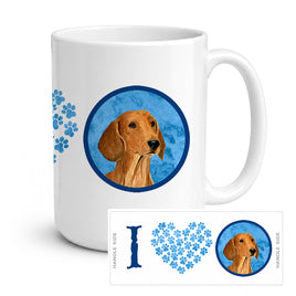 Caroline's Treasures SS4763-BU-CM15 Dachshund Coffee Mug 15 ounce SS4763, 15 ounce, multicolor