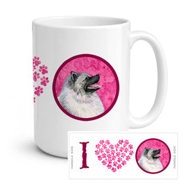 Caroline's Treasures SS4764-PK-CM15 Keeshond Coffee Mug 15 ounce SS4764, 15 ounce, multicolor
