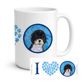 Caroline's Treasures SS4766-BU-CM15 Portuguese Water Dog Coffee Mug 15 ounce SS4766, 15 ounce, multicolor