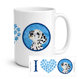 Caroline's Treasures SS4768-BU-CM15 Dalmatian Coffee Mug 15 ounce SS4768, 15 ounce, multicolor