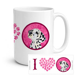 Caroline's Treasures SS4768-PK-CM15 Dalmatian Coffee Mug 15 ounce SS4768, 15 ounce, multicolor
