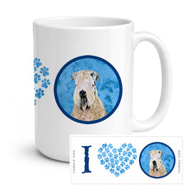 Caroline's Treasures SS4769-BU-CM15 Wheaten Terrier Soft Coated Coffee Mug 15 ounce SS4769, 15 ounce, multicolor