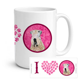 Caroline's Treasures SS4769-PK-CM15 Wheaten Terrier Soft Coated Coffee Mug 15 ounce SS4769, 15 ounce, multicolor