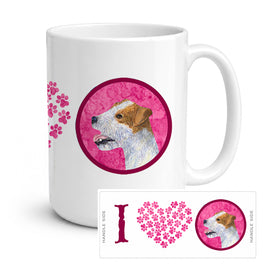 Caroline's Treasures SS4780-PK-CM15 Jack Russell Terrier Coffee Mug 15 ounce SS4780, 15 ounce, multicolor