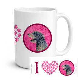 Caroline's Treasures SS4782-PK-CM15 Irish Wolfhound Coffee Mug 15 ounce SS4782, 15 ounce, multicolor