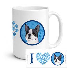Caroline's Treasures SS4792-BU-CM15 Boston Terrier Coffee Mug 15 ounce SS4792, 15 ounce, multicolor