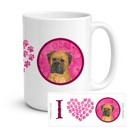 Caroline's Treasures SS4793-PK-CM15 Bullmastiff Coffee Mug 15 ounce SS4793, 15 ounce, multicolor