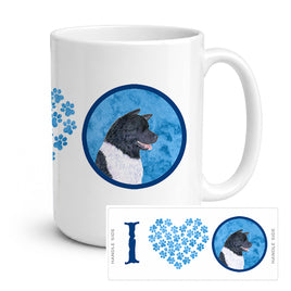 Caroline's Treasures SS4797-BU-CM15 Akita Coffee Mug 15 ounce SS4797, 15 ounce, multicolor