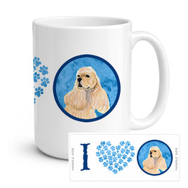 Caroline's Treasures SS4798-BU-CM15 Cocker Spaniel Coffee Mug 15 ounce SS4798, 15 ounce, multicolor