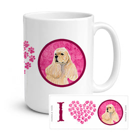 Caroline's Treasures SS4798-PK-CM15 Cocker Spaniel Coffee Mug 15 ounce SS4798, 15 ounce, multicolor