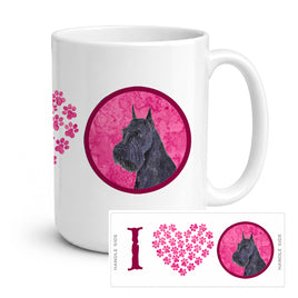 Caroline's Treasures SS4799-PK-CM15 Schnauzer Coffee Mug 15 ounce SS4799, 15 ounce, multicolor