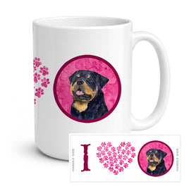 Caroline's Treasures SS4800-PK-CM15 Rottweiler Coffee Mug 15 ounce SS4800, 15 ounce, multicolor