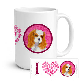 Caroline's Treasures SS4803-PK-CM15 Cavalier Spaniel Coffee Mug 15 ounce SS4803, 15 ounce, multicolor