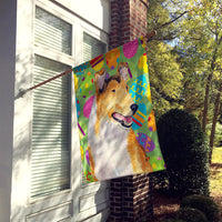 Collie Smooth Easter Eggtravaganza Flag Canvas House Size