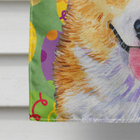 Corgi Easter Eggtravaganza Flag Canvas House Size