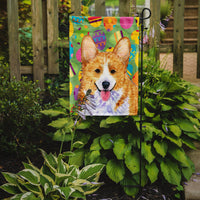 Corgi Easter Eggtravaganza Flag Garden Size