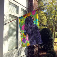 Briard Easter Eggtravaganza Flag Canvas House Size