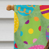 Springer Spaniel Easter Eggtravaganza Flag Canvas House Size