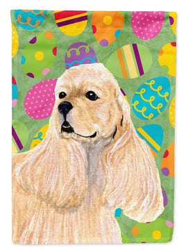Cocker Spaniel Easter Eggtravaganza Flag Garden Size
