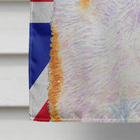 Collie Smooth with English Union Jack British Flag Flag Canvas House Size SS4912CHF