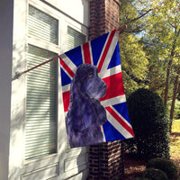 Cocker Spaniel with English Union Jack British Flag Flag Canvas House Size SS4913CHF