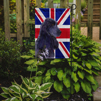 Cocker Spaniel with English Union Jack British Flag Flag Garden Size SS4913GF