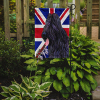 Briard with English Union Jack British Flag Flag Garden Size SS4931GF