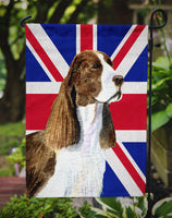 Springer Spaniel with English Union Jack British Flag Flag Garden Size SS4955GF